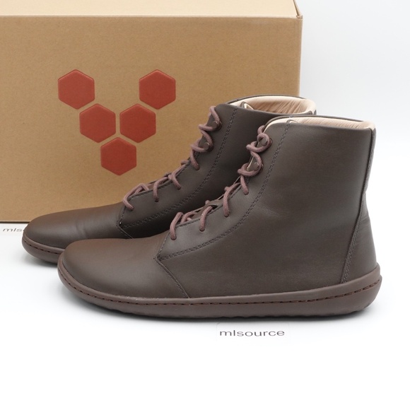 NEW Women's Vivobarefoot Gobi Hi IV Wild Hide Leather Barefoot Boots - Picture 1 of 10